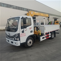 蓝牌随车吊4吨3节臂 东风多利卡D6 可进市区包上牌