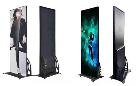 LED镜子屏 LED海报屏 P2落地移动显示屏 全彩显示屏 高清便携