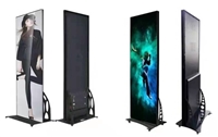 LED镜子屏 LED海报屏 P2落地移动显示屏 全彩显示屏 高清便携