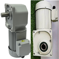 直交轴减速马达 士元SGF30-H-400W直角空心轴减速机