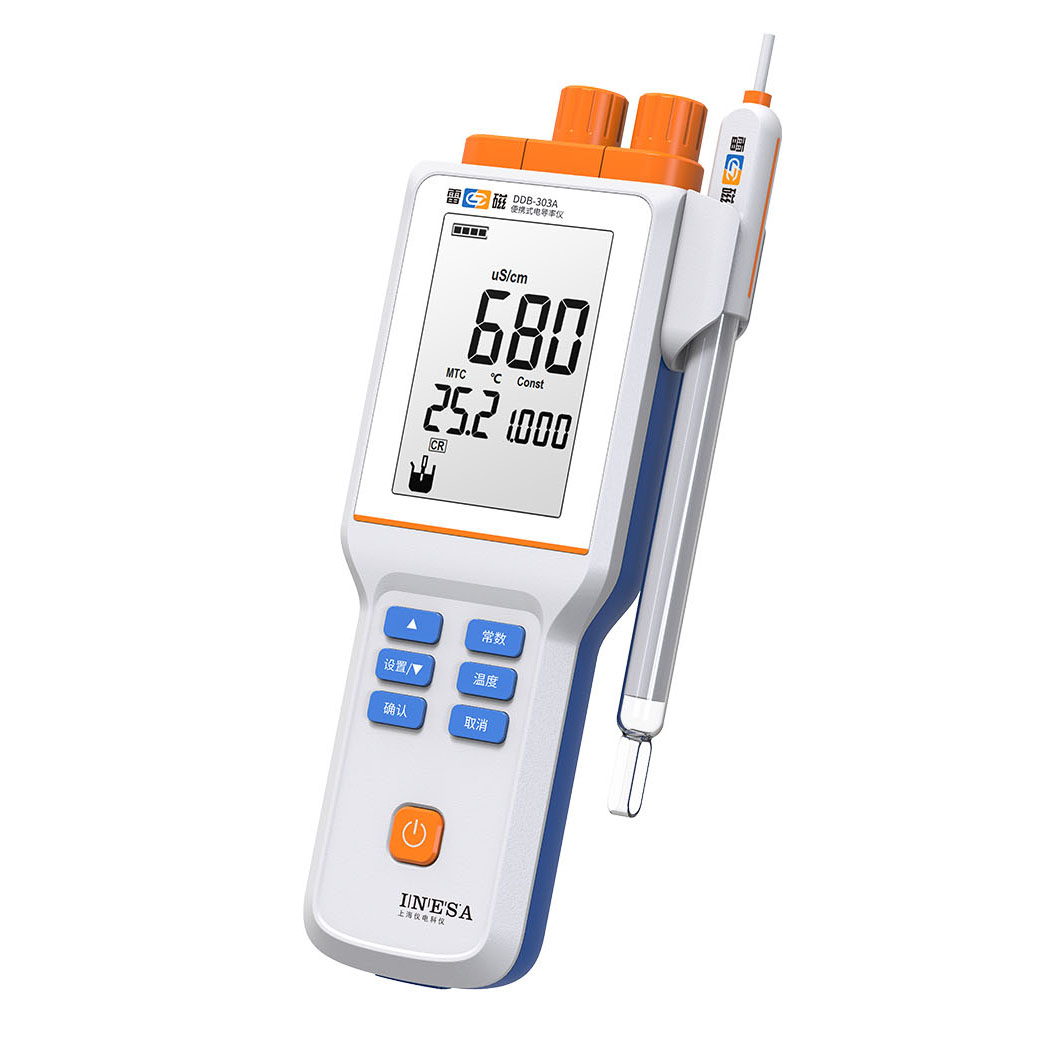 ddb303a便携式电导率仪便携式电导率计手持式电导率检测仪便携式ec