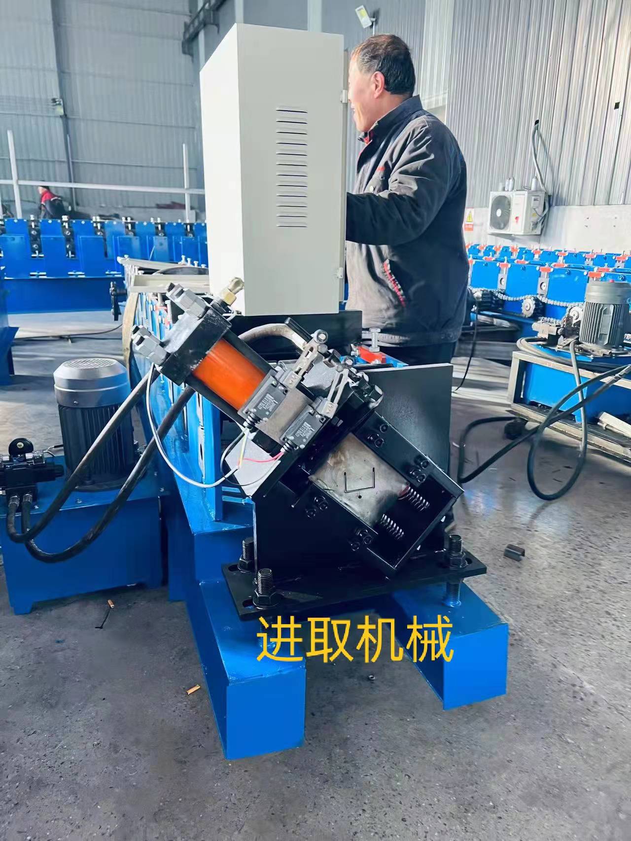 镀锌u型槽机活动房u型扣槽设备自动u型槽成型机金属u型槽成型机