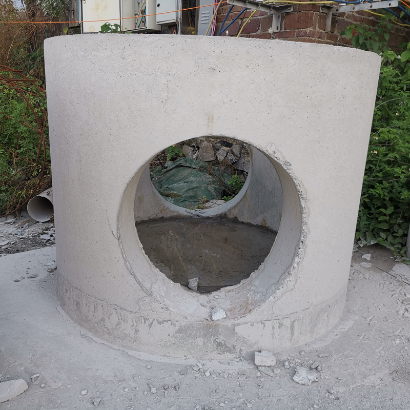 玉林水泥检查井预制混凝土检查井圆形雨水检查井市政跌水井厂家