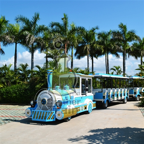 博瑞特电动观光小火车景区观光火车儿童游乐设备