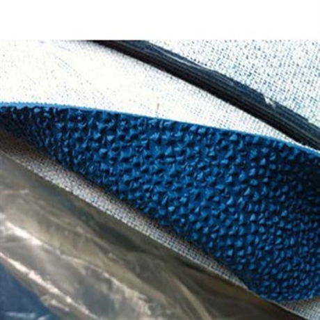 蓝色包辊带，蓝色糙面橡皮