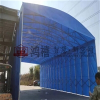 启东东余镇推拉蓬房工艺简介 伸缩式带轮移动篷房 启东伸缩雨棚