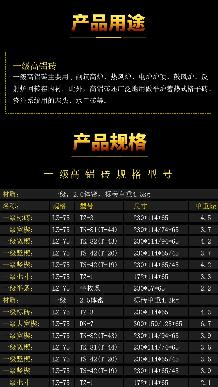 一级高铝砖耐火砖各种型号郑州威博德高温耐火材料厂家