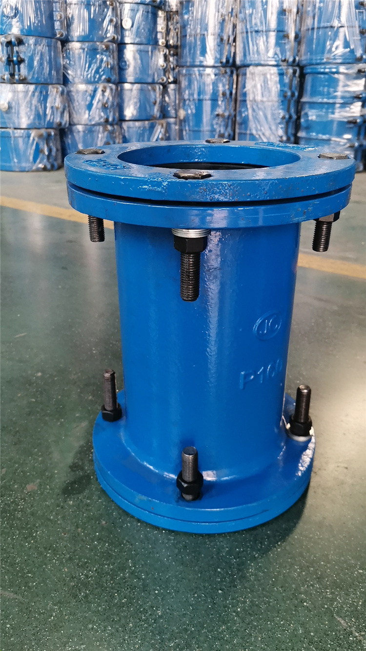 双向接管器dn125铁管和pe管通用连接jh工厂生产快速连接安装