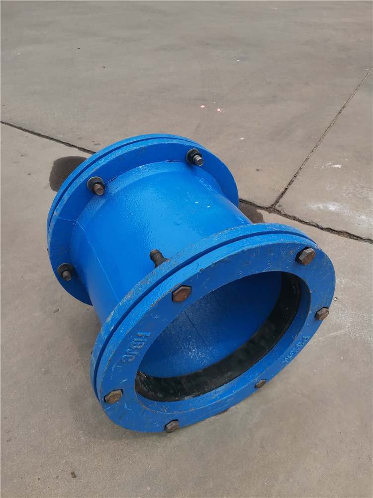 双向接管器dn125铁管和pe管通用连接jh工厂生产快速连接安装