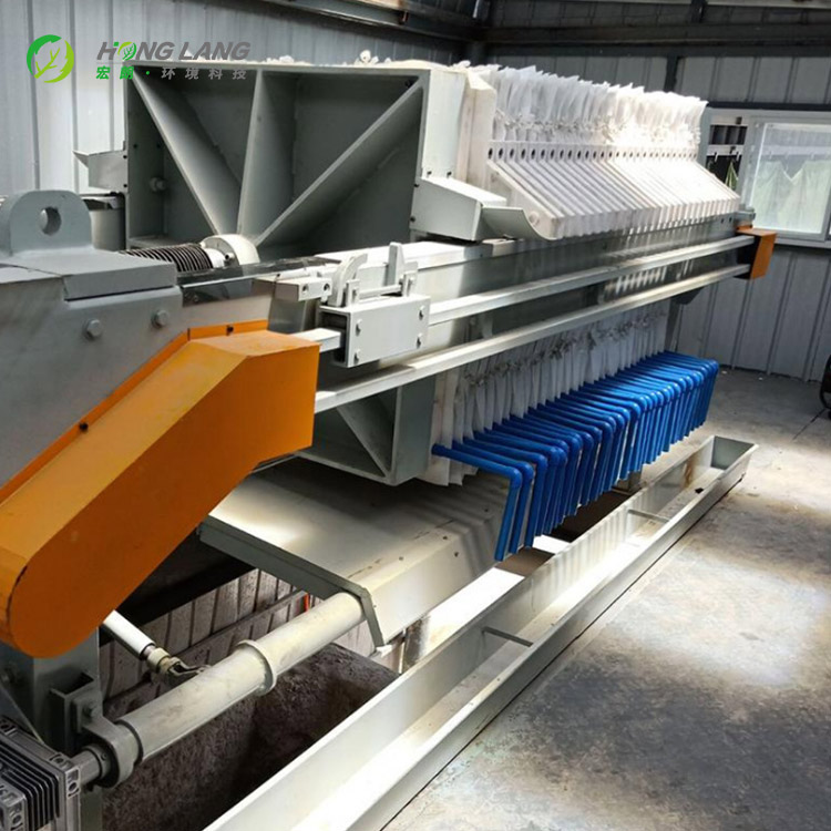 不锈钢板框压滤机污泥浓缩脱水一体机固液分离设备