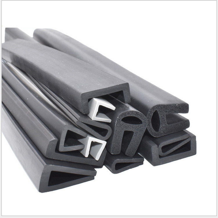 u型包边条发泡密实胶条卡玻璃钣金钢板包边防撞条