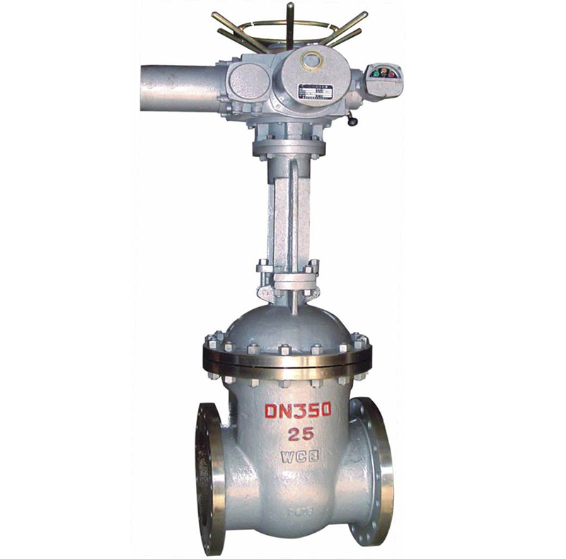 z941h16c电动闸阀法兰电动式闸阀铸钢工业蒸汽硬密封闸阀dn350