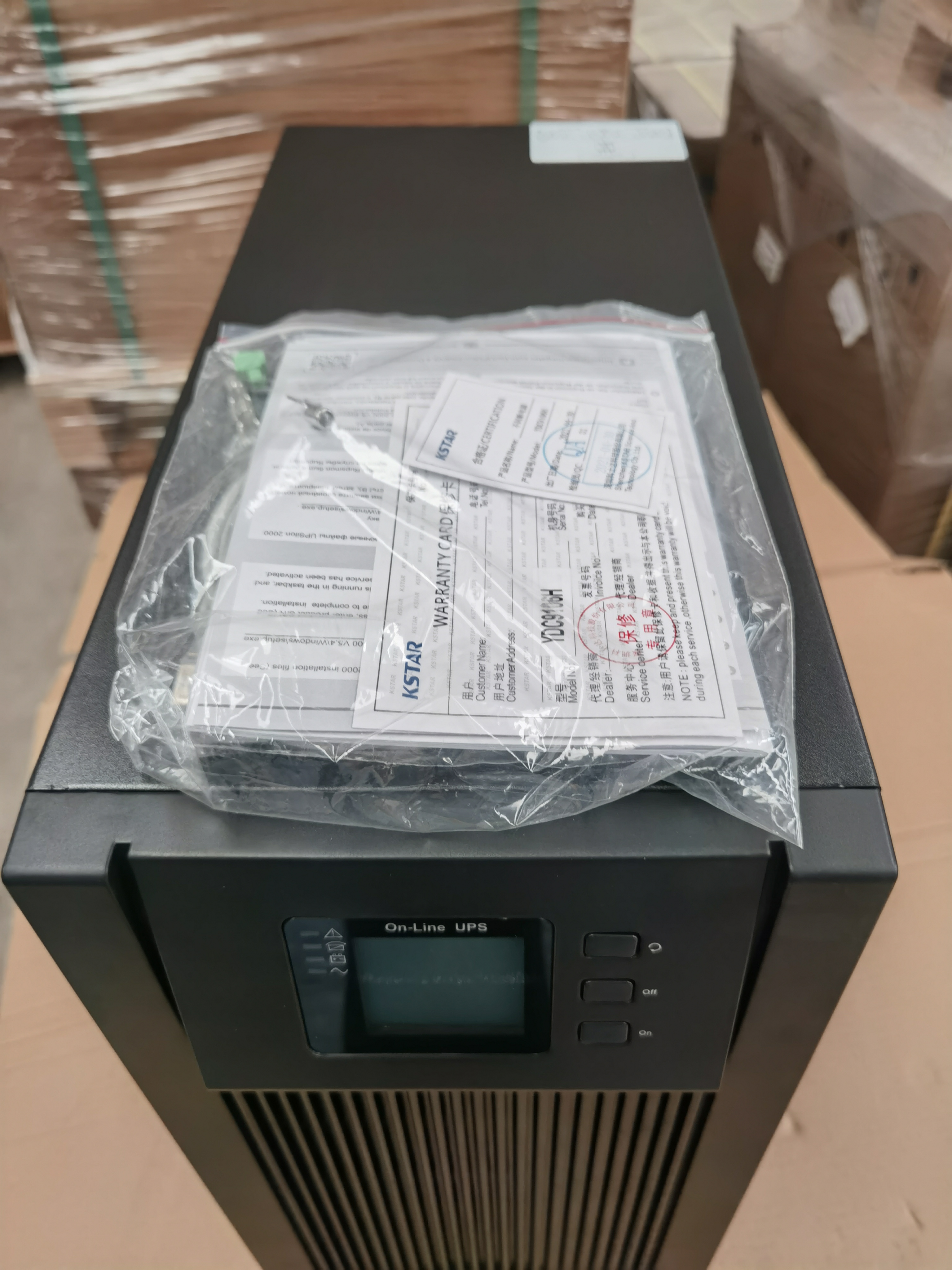 科士达ups电源ydc9106h外加蓄电池6kva/5400w稳压ups电源