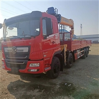 14吨随车吊5节臂 东风D7前四后八车厢8米5 SQS350