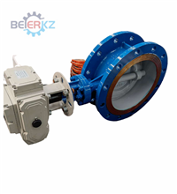 贝尔阀门 硬蜜封法兰蝶阀 配精小型电动执行器 价格低 供货快