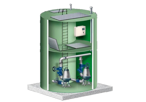 玻璃钢一体化预制泵站集成式雨水污水提升井