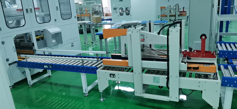 zk1自动化开箱机装箱机封箱机塑料瓶下落式装箱机包装设备