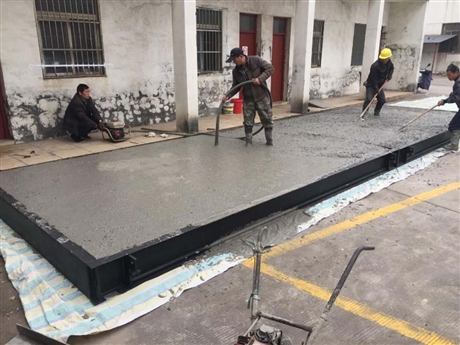 工業(yè)垃圾稱重100/120噸100t/120T貨柜車地磅故障排除