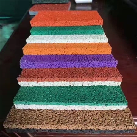 透气型混合型塑胶跑道epdm跑道橡胶颗粒材料