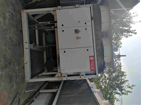 转让二手992KW天加螺杆式风冷热泵机组TAS310.2DH2-X天加螺杆机