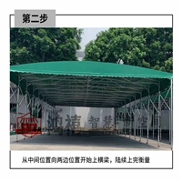 磐安电动车棚快速搭建 电动伸缩式遮阳蓬 磐安鸿禧膜结构停车篷
