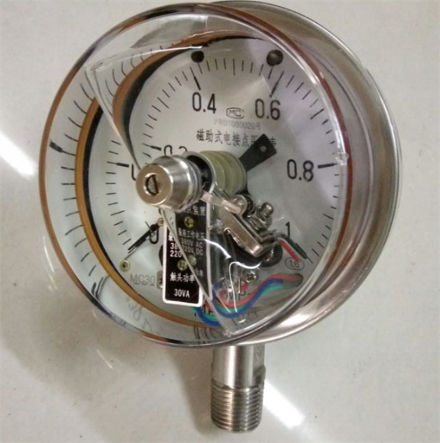 上海自动化仪表四厂磁助式电接点压力表yxc100上海自仪四厂