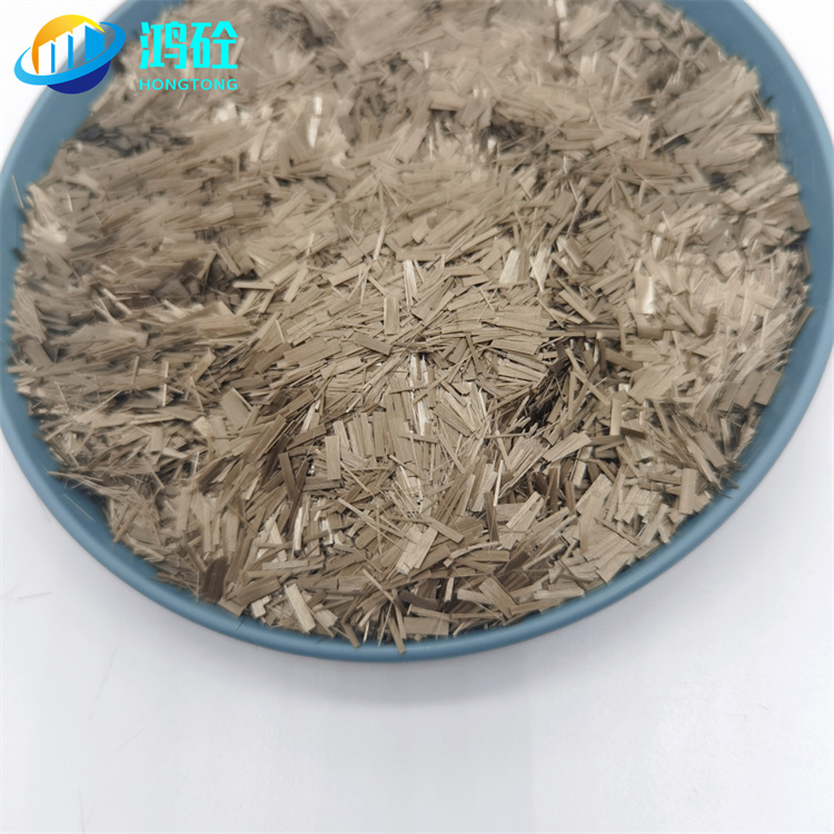 矿物纤维 沥青混凝土路面用玄武岩纤维 耐高温纤维 9mm玄武岩纤维