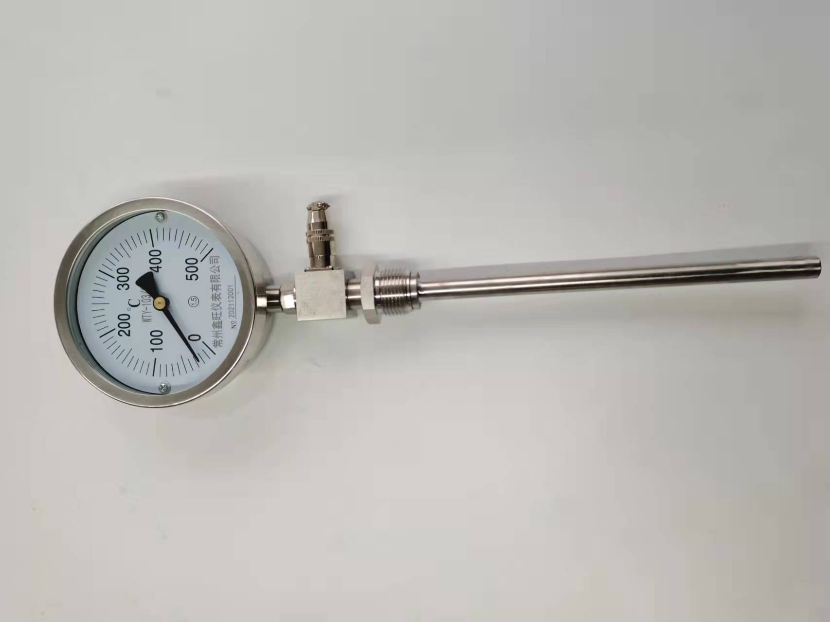 鑫旺wtyy1020远传双金属温度计wtyx21030电接点远传双金属温度计