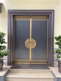西安别墅铜门 选铜门 品铜材 用智门 陕西格尔盾装饰