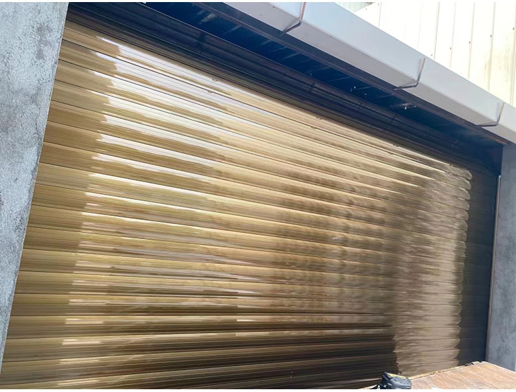 供应保温卷闸门电动卷帘车库卷帘门双层铝合金卷闸门快速卷帘门