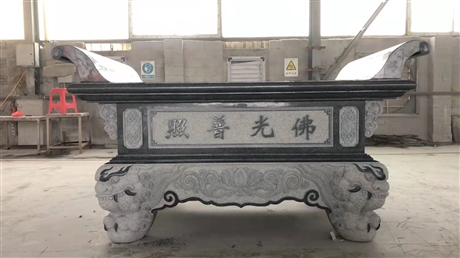 青石供桌雙耳雕刻