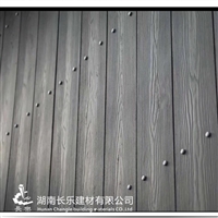 新型外墙装饰面护墙 6mm披叠木纹板通体一色 极端天气也能扛得住