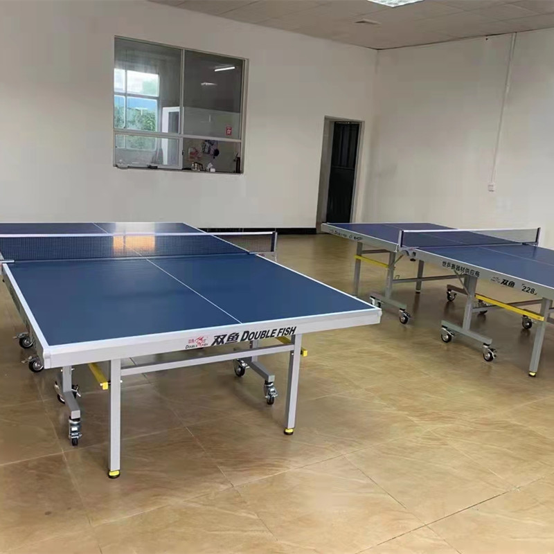 双鱼乒乓球桌室内折叠乒乓球台25mm乒乓球桌批发厂家