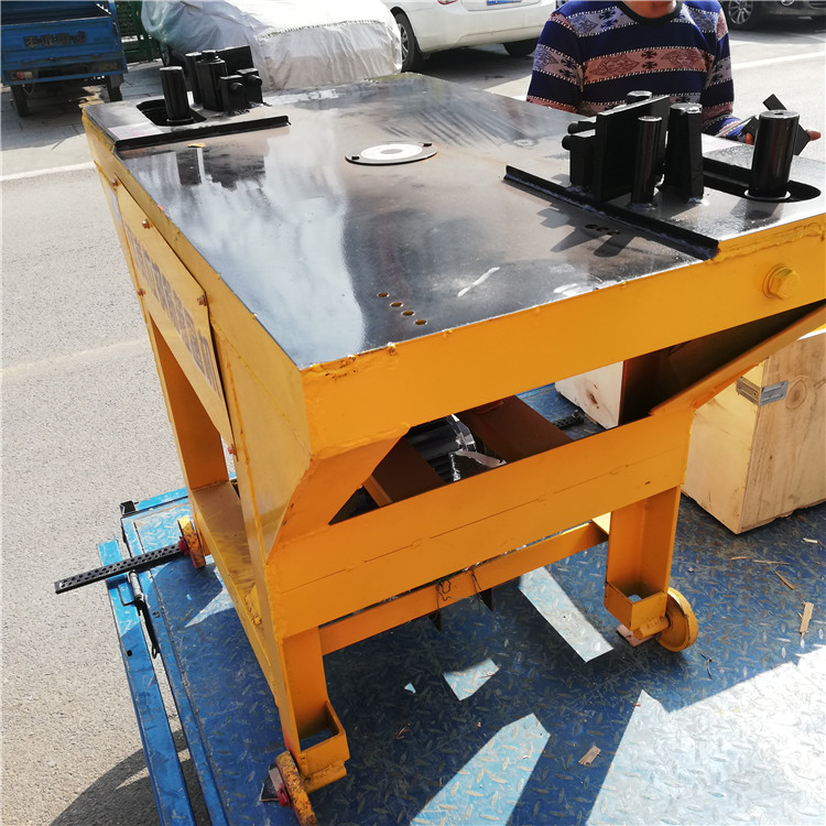 对角钢筋弯箍机建筑工地钢筋弯曲弯箍机双岗位钢筋箍圆机