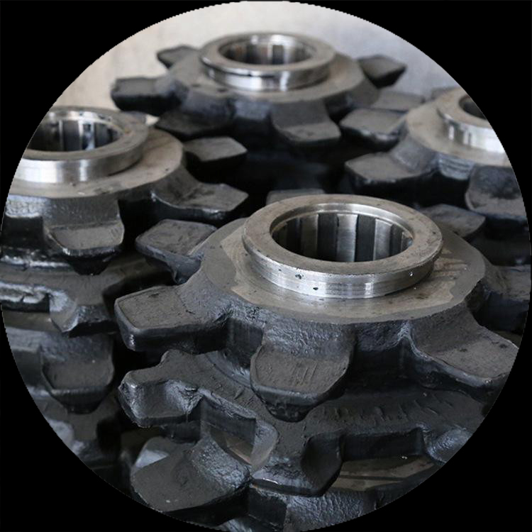 森腾批发刮板机配件链轮刮板机链轮体链条圆环链铸钢链轮