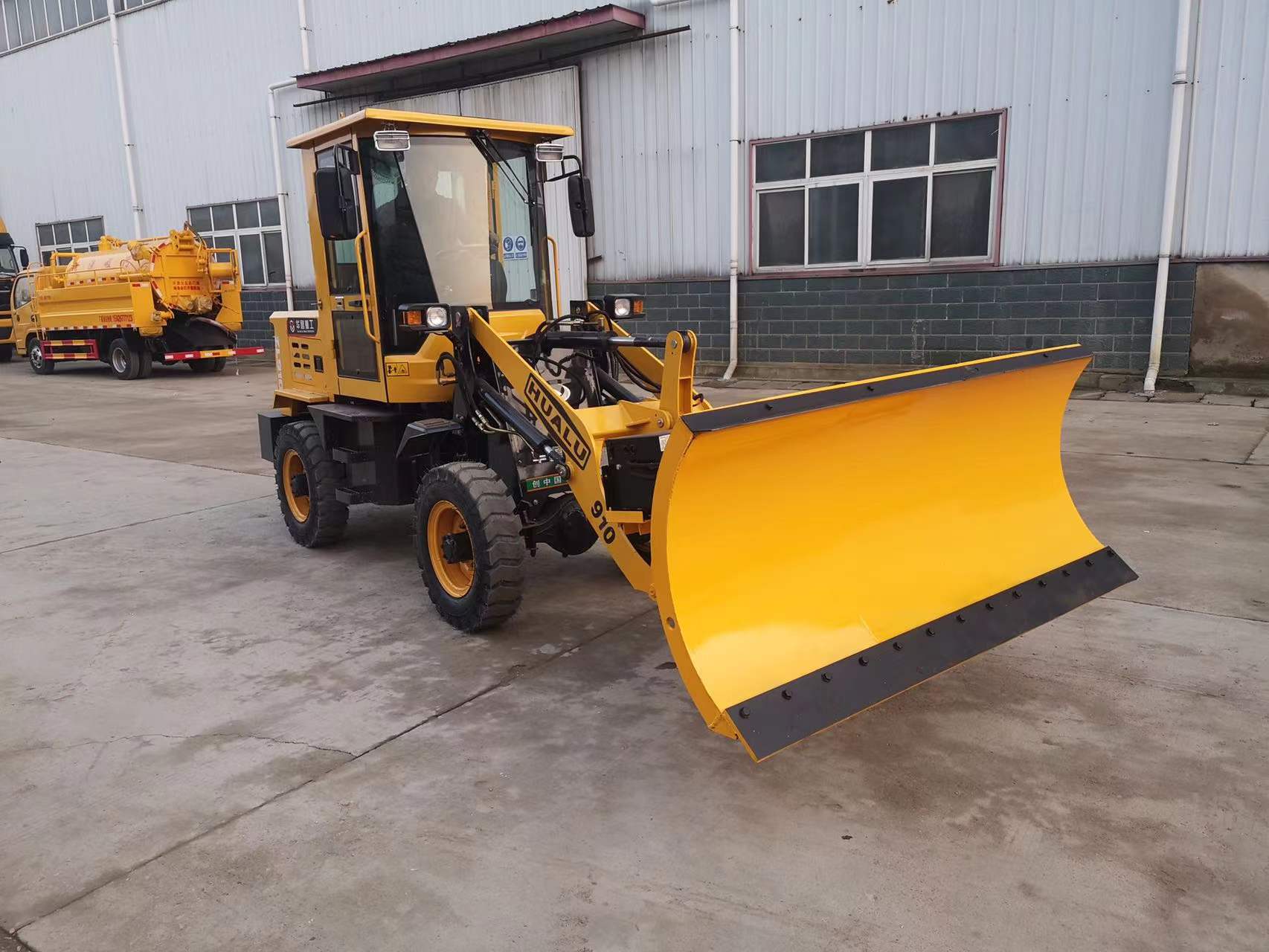 装载机除雪铲除雪滚拆卸方便不影响车辆其他用途