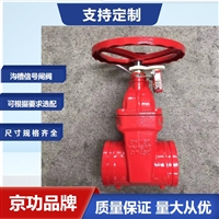 消防卡抱式信号闸阀GZ85X  DN250 DN300 DN200 DN150