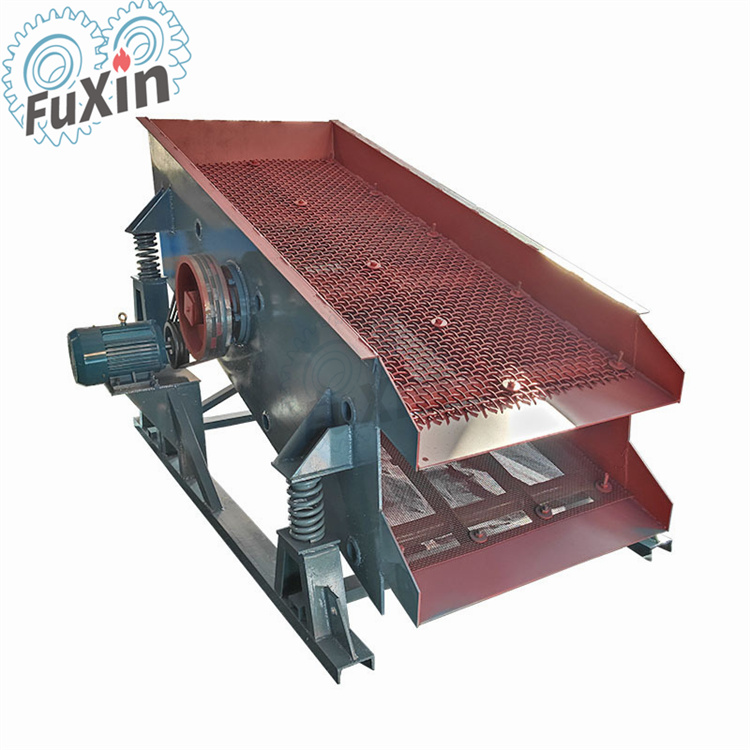 振动筛石料振动筛分机石子分离筛选机水平筛沙机