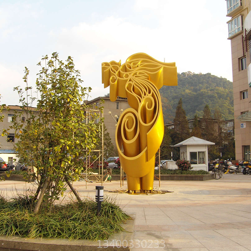 园林景观设计不锈钢雕塑