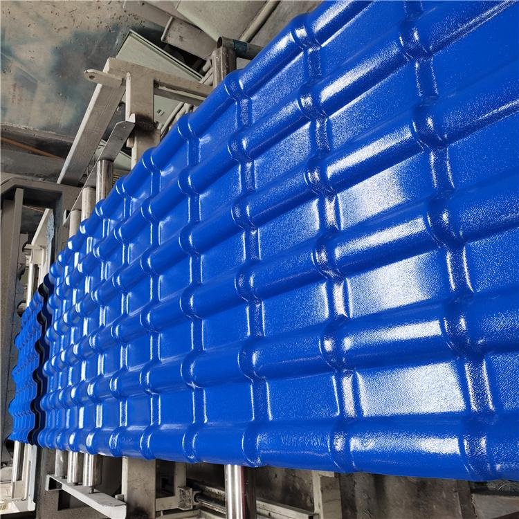 迁安隔热隔音树脂瓦耐腐蚀屋面合成瓦25mm厚asa合成树脂瓦