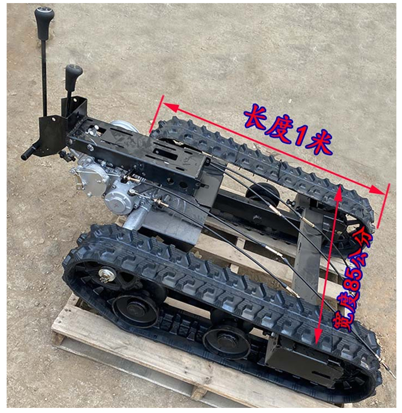 履带车配件柴油隔爆发动机运载5吨爬坡25度井下采矿用履带车配件