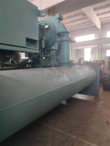 二手约克冷水机启动541次3346KW约克水冷离心式冷水机组转让