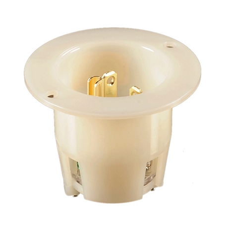 NEMA 5-20 J-503 Flanged Inlet 法兰插头 美国电机插头