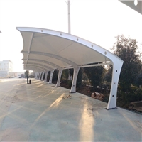 智晟 活动车库膜结构 设计安装  停车场膜结构 泰州