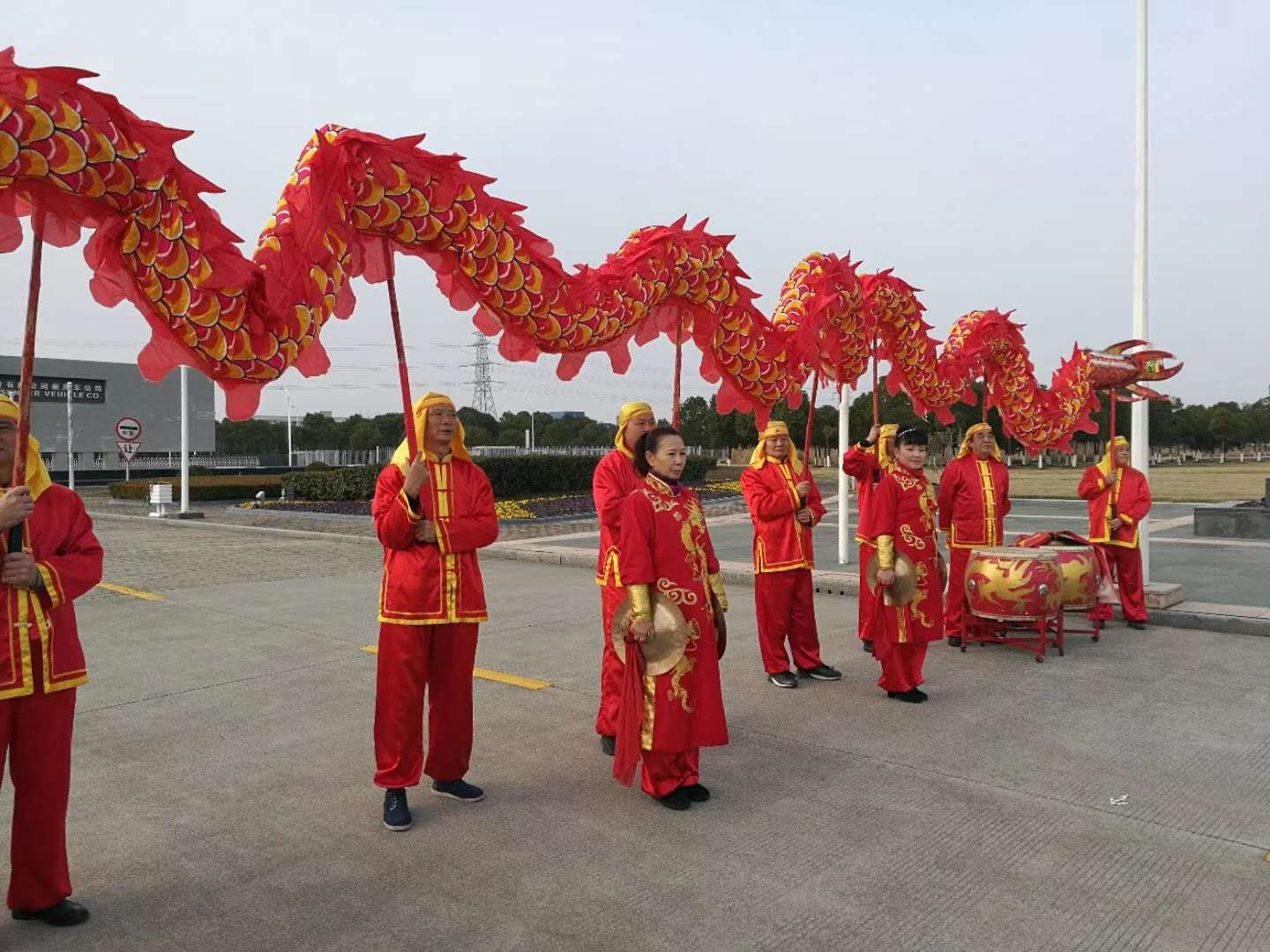 北京海淀区舞台音响搭建开业舞龙舞狮表演活动开场鼓