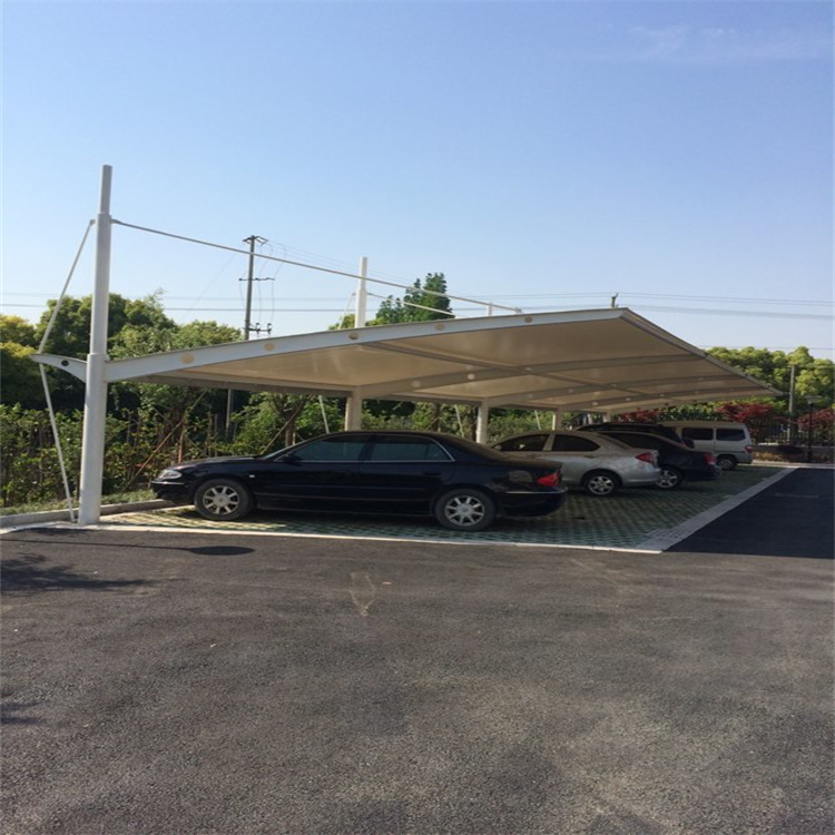 宁海自行车充电蓬膜结构停车棚布跨度6m宁海桑洲周边小区电瓶车篷