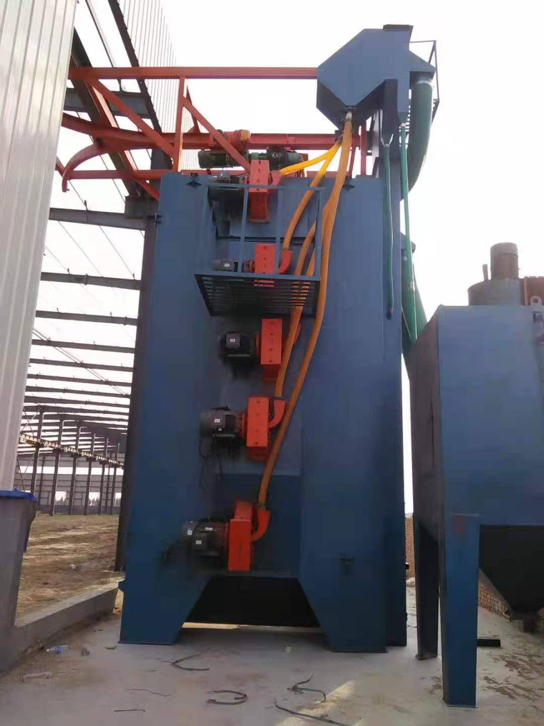 抛丸机376吊钩式抛丸机五金铸造表面除锈强化设备