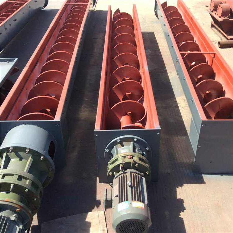 u型螺旋输送机小型螺旋输送机砂石给料机健诚环保