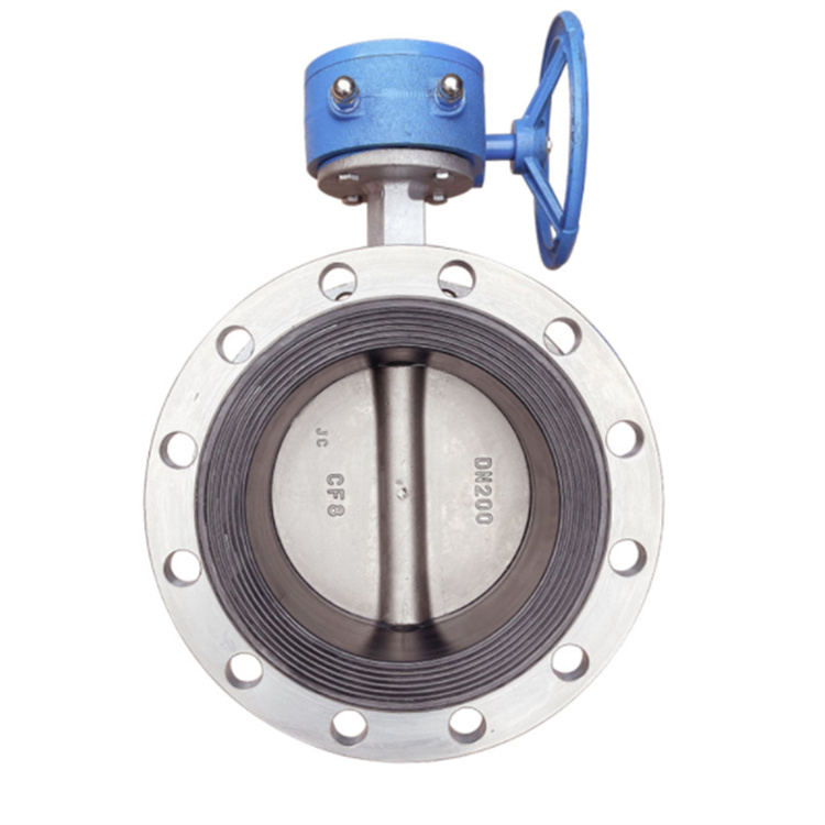 不锈钢软密封法兰蝶阀