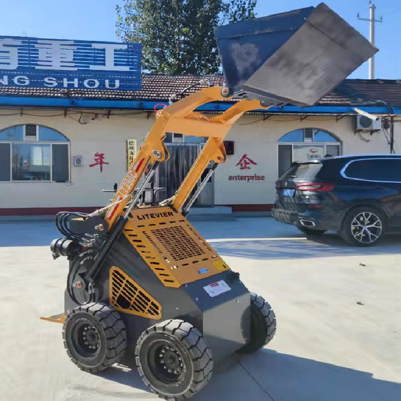 室内拆除铲建筑垃圾专用小铲车滑移装载机